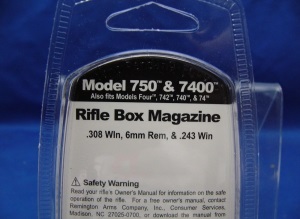 Магазин для Remington Model 750 &amp; 7400, калібр 308 Win, 6mm Rem ,. 243 Win, на 4 патрона