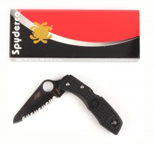 Нож складной Spyderco Salt 1 Spyderedge (C88SBBK)