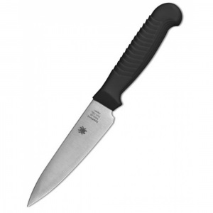 Ніж з фіксованим клинком Spyderco Paring Knife Plainedge (K05PBK)
