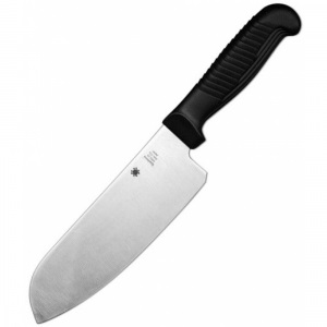 Нож с фиксированным клинком Spyderco Santoku (K08PBK)