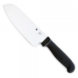 Нож с фиксированным клинком Spyderco Santoku (K08PBK)