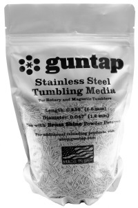 Піни Guntap з нержавіючої сталі 6.5 x1.2 мм для тумблера Stainless Steel Tumbling Pin Media 5 lb / 2,260 кг (SSTM5)