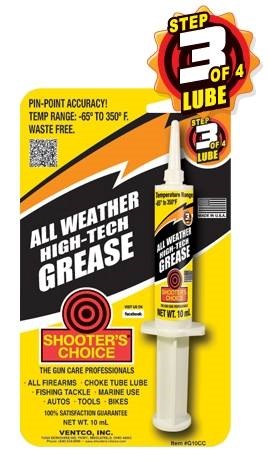 Смазка для механизмов Shooters Choice All Weather High-Tech Grease. Объем - 10 мл (G10CC) ― Прицел - охотничий интернет магазин