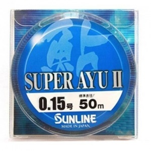 Леска Sunline Super Ayu II 50м HG #0,15 0.064мм 0,38кг (1658.03.37)