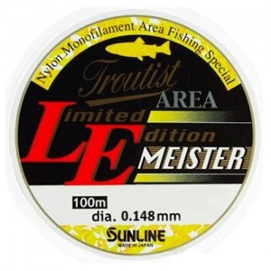 Волосінь Sunline Troutist Area LE Meister 100m # 0.8 / 0.148mm 2кг (1658.05.64)